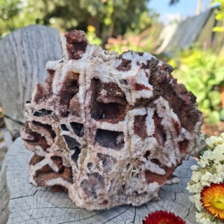 Mřížkový křemen s oxidy železa Sklené Teplice 1500g