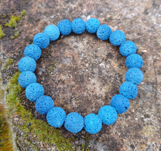 Láva modrá náramek pro muže