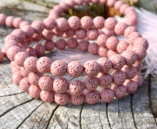 Láva růžová náramek pro muže