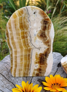 Aragonit leštěný řez 545g