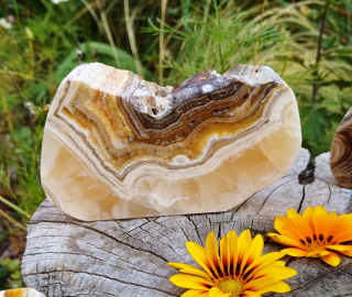 Aragonit leštěný řez 460g