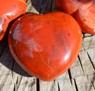 Jaspis červený srdce