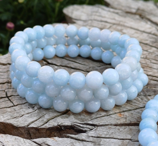 Akvamarín náramek pro muže