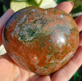 Jaspis oceán srdce 235g