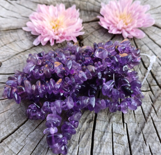 Ametyst náramek sekaný pack 5 ks