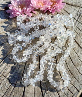 Křišťál náramek sekaný pack 5 ks