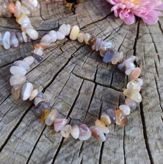 Achát Botswana náramek sekaný