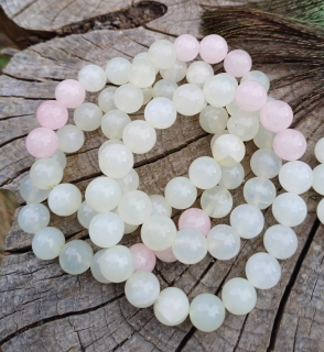 Antigorit, růženín náramek