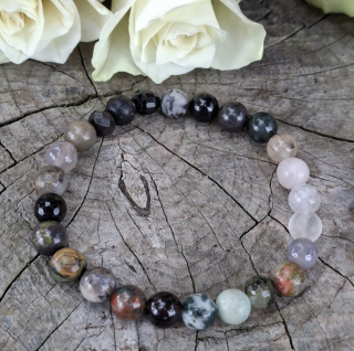 Pánský čakrový náramek z minerálů