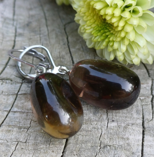 Záhněda AA náušnice valounky