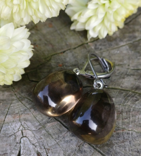 Záhněda AA náušnice valounky