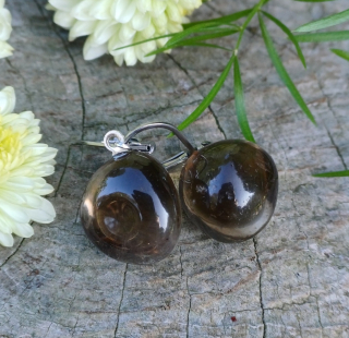 Záhněda AA náušnice valounky