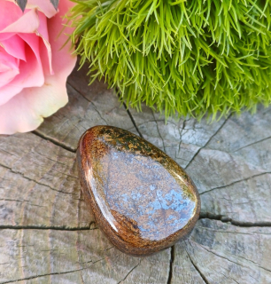 Bronzit vrtaný valounek