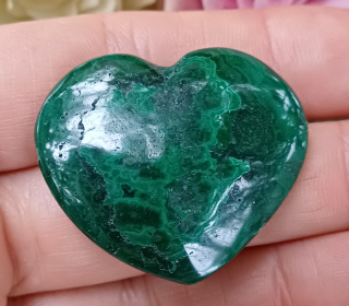 Malachit srdce