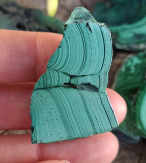 Malachit plátek 14g