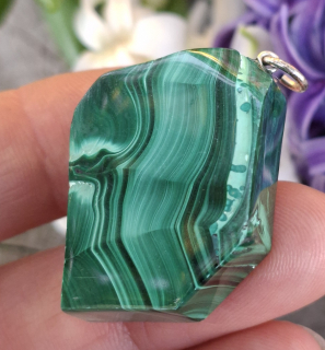 Malachit přívěsek