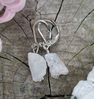 Adulár měsíční kámen náušnice