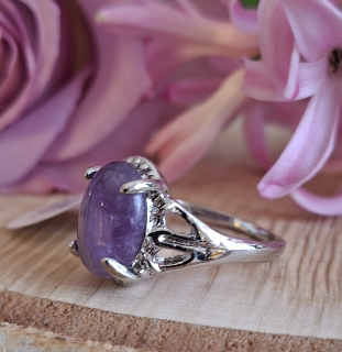 Ametyst prsten vel.20