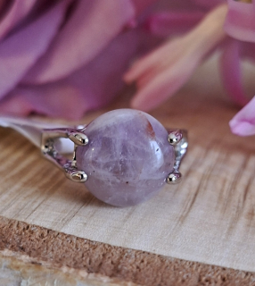 Ametyst prsten vel.17