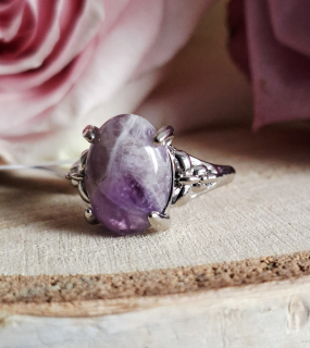 Ametyst prsten vel.17