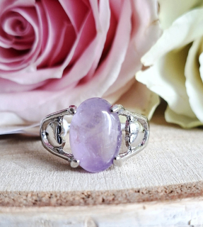 Ametyst prsten vel.20