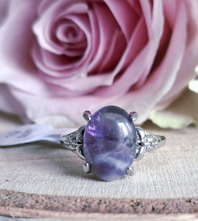 Ametyst prsten vel.19