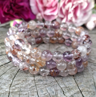 Fantom ametyst náramek