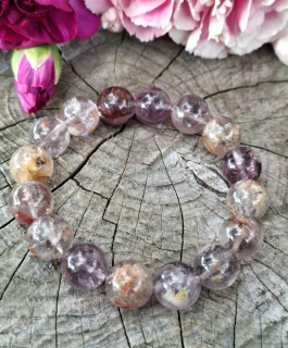 Fantom ametyst náramek