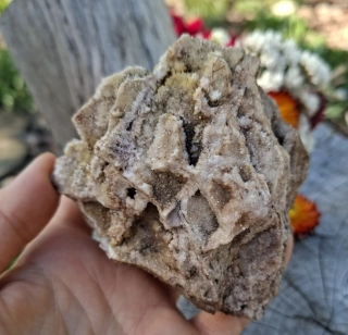 Mřížkový křemen Sklené Teplice 300g