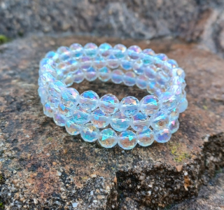 Aqua aura andělská náramek
