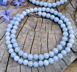 Angelit náhrdelník