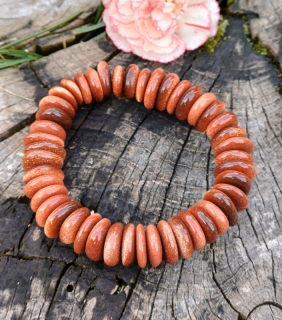 Avanturín zlatý náramek