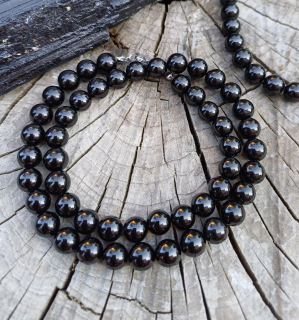 Černý turmalín náhrdelník 