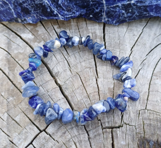 Sodalit náramek sekaný