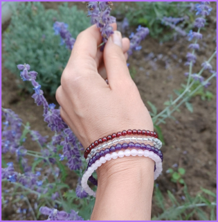 Sada náramků Základní kameny 4 kusy