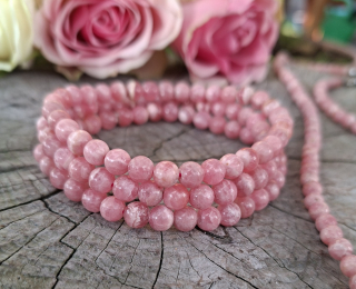 Rodochrozit náramek 20 cm